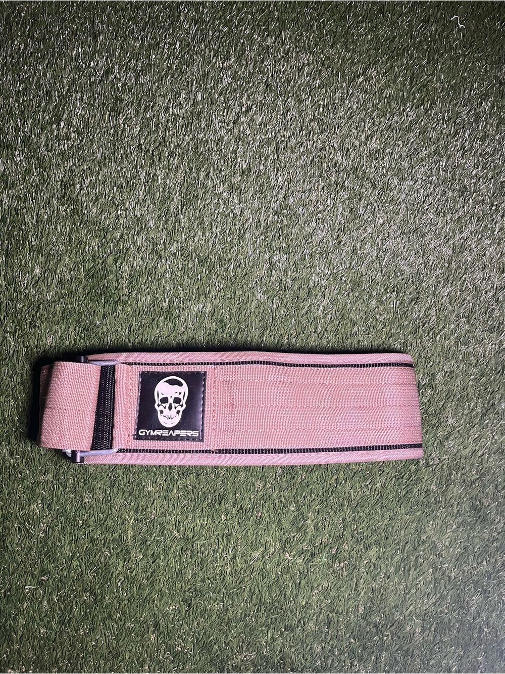 Gymreapers Lifting Belt - Supportive Size Small Weightlifting Adjusta Belt (Tan)